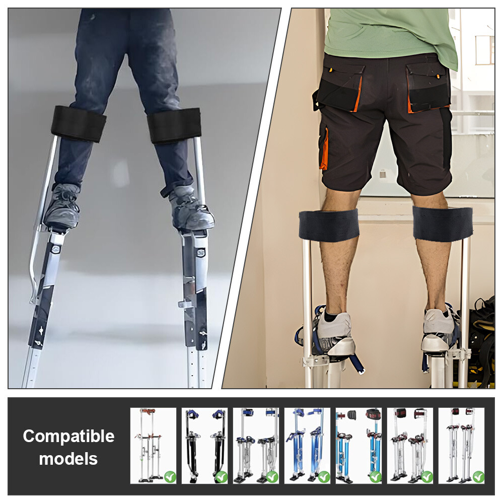 2pcs Durable Thick Padded Replacement Part Wide Leg Band Drywall Stilt Strap eBay