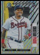 Cristian Pache - 2021 Bowman Chrome Ascensions Atlanta Braves #BA-22