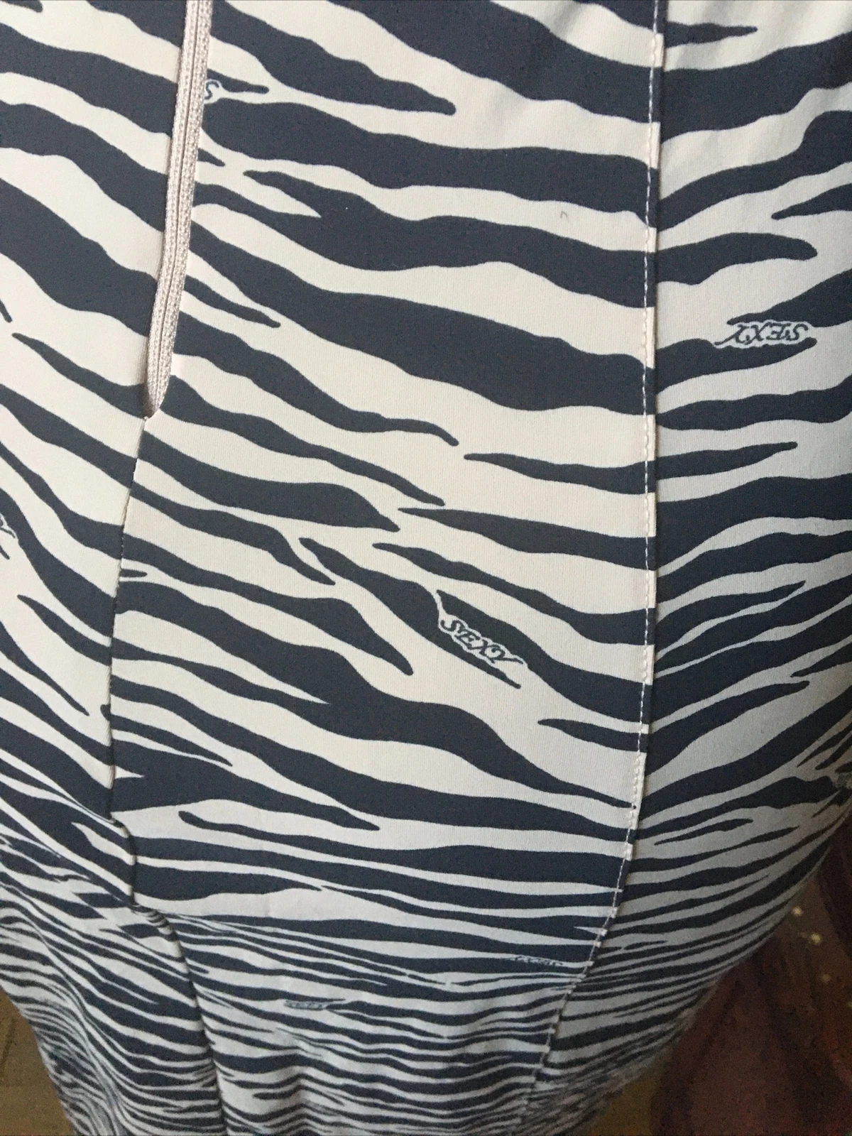 UNDERCOVER Victoria's Secret Mini Abito Bodycon Stampa Animali Zebra Tigre Molto Sexy S