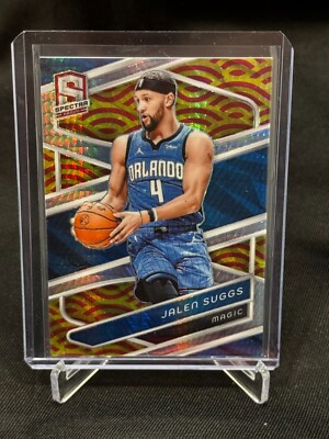 2023-24 Panini Spectra Jalen Suggs International Red Yellow #32/49 #43 MAGIC