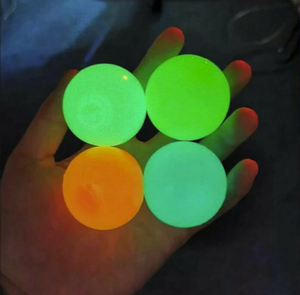 glow balls stick to ceiling