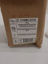 (Qty. 10) Pass & Seymour 111GMC-CC10 Plug Straight Blade Grounding 15A 125V 3W