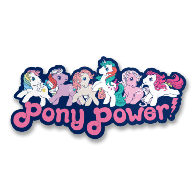 My Little Pony MLP Pony Power 12cm Sticker Aufkleber