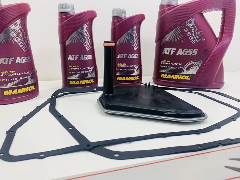 Filtro de sellado de cárter de transmisión caja de cambios automática Audi A4 S4 A6 A8 7L aceite ZF 6HP19A Foto 4 de 4