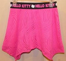 NWT - Girl's Hello Kitty Poly Netting Skirt - Fuschia Pink - Sz XS 4/5 