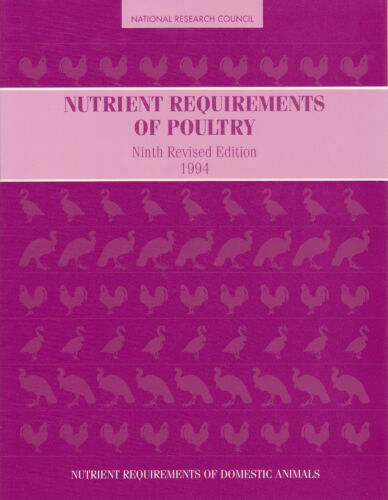 Nutrient Requirements of Poultry - Ninth Revised Edition 1994 - Picture 1 of 1