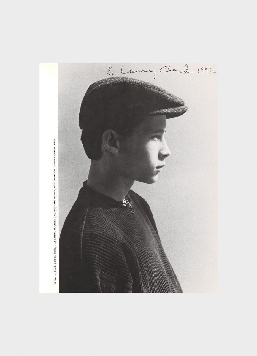 Larry Clark - 1992 - Signed & Numbered Book with Silver Gelatin
