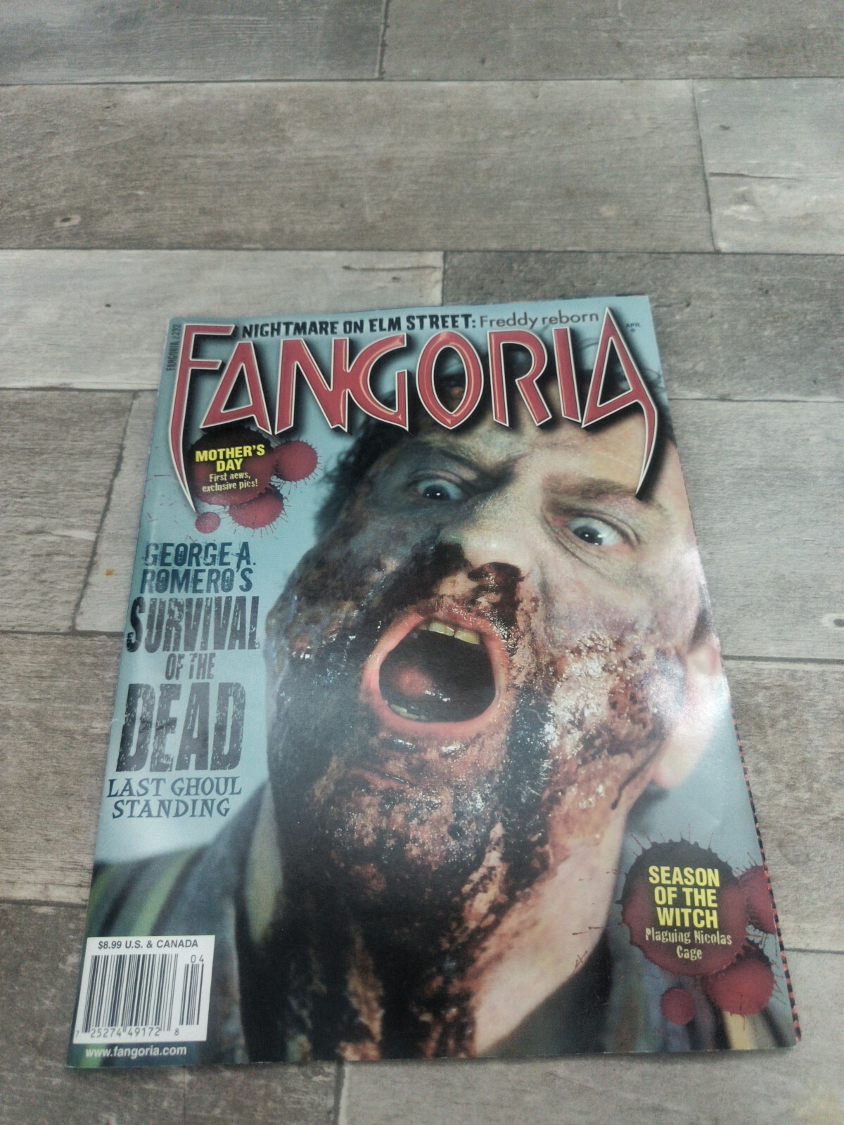 Fangoria #292 Survival of The Dead George Romero April 2010 Horror Magazine