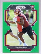Jamin Davis 2021 Panini Prizm Football Green Prizm