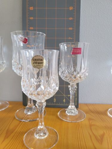Cristal D'Arques Durand Longchamp Lead Crystal Vintage WINE GLASS 5.5oz - Picture 5 of 11