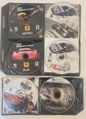 Lot of 4 PC Games Nascar SimRacing Nascar Thunder 2004 Grid And Midnight Club II
