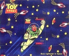 Disney 1997 Uganda - Toy Story Miniature Sheet Nº3 - MNH