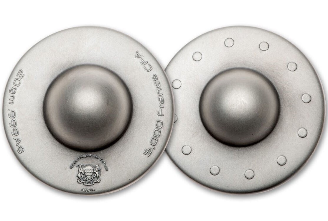 2024 Shanghai New Century Mint Levitating UFO Shaped 20 Gram