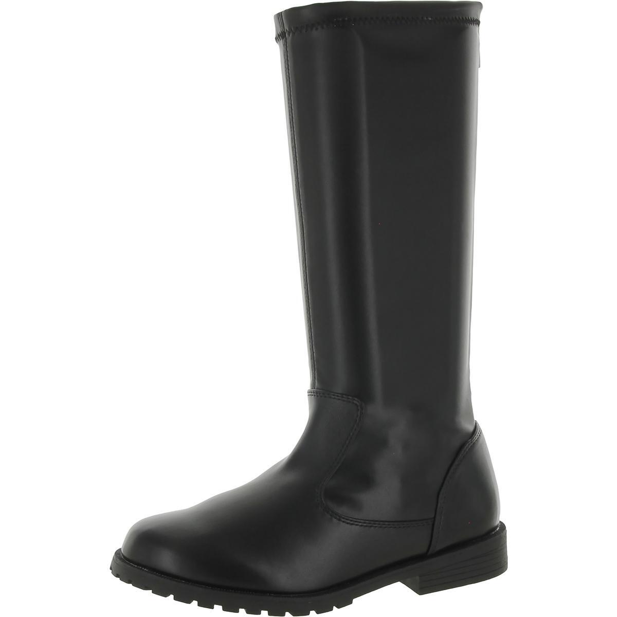 Женские черные кожаные ботильоны Nina ботинки до середины икры 5 средних размеров BM BHFO 4861 4090₽