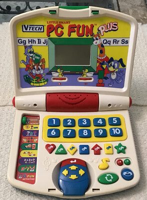 VTech Little Smart PC FUN PLUS Electronic Laptop - Countless Features, WORKS!!!