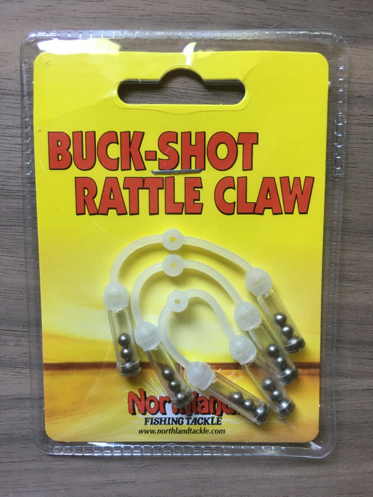 3 Northland Fishing Tackle Claw 3cd Black Buck Shot Jig Rattles Brc3