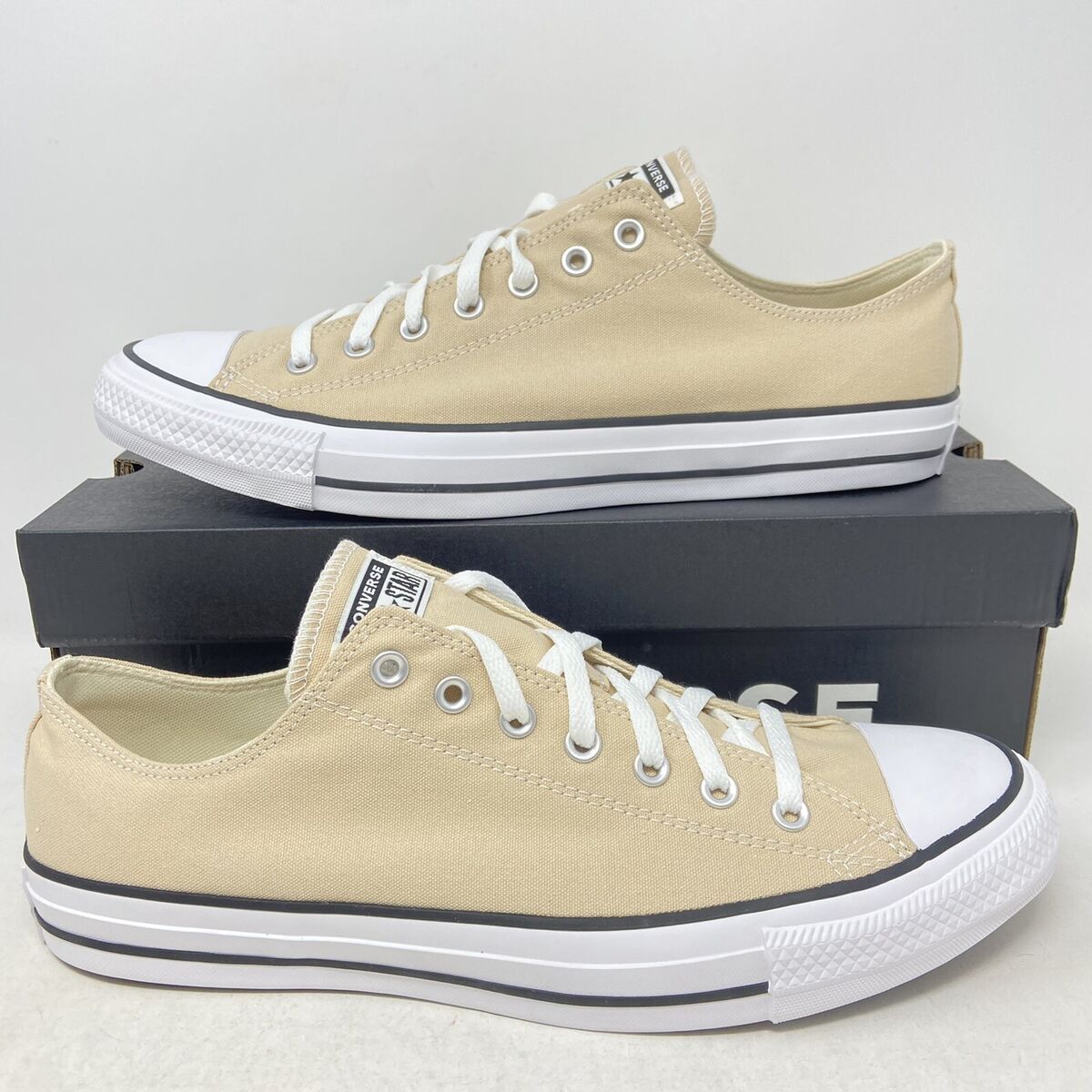 Converse Chuck Taylor All Star OX Low Beige Khaki Mens Size Converse Chuck Taylor All Star OX Low Beige Khaki Mens Size