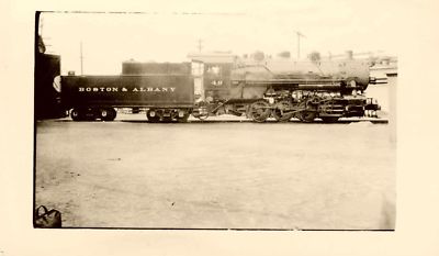 7H727 RP 30er/40er Jahre? Boston & Albany Railroad 0-8-0 Motor 49