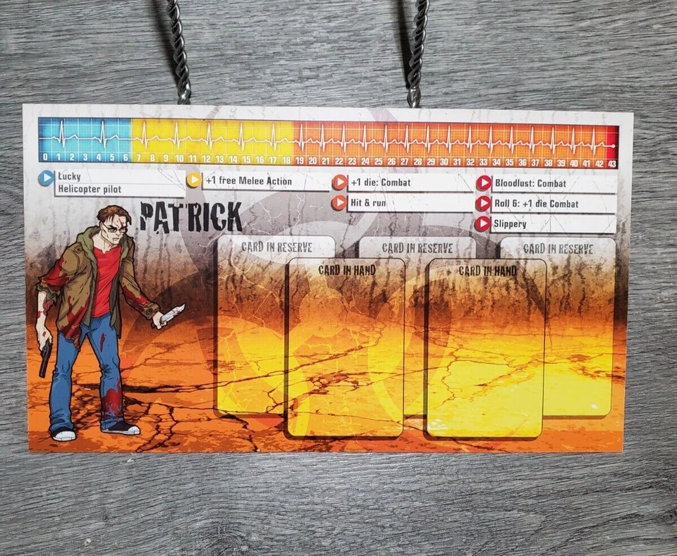 Zombicide - GUG0074 • Patrick el Hipster con tarjeta - Kickstarter CMON NUEVO Foto 3 de 4