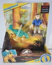 Jurassic World Camp Cretaceous Imaginext Ankylosaurus Bumpy and Ben Figures NEW