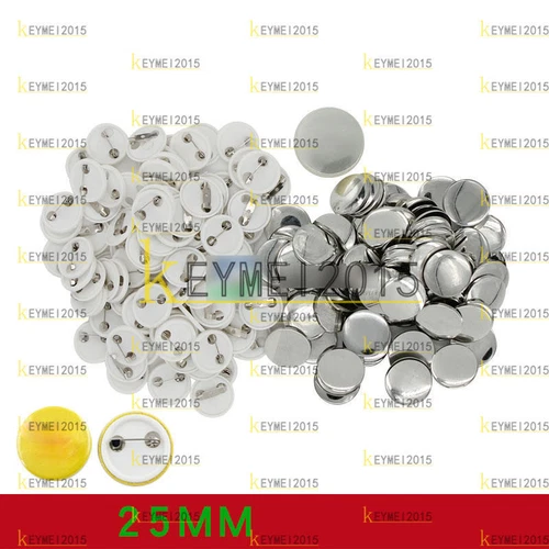 300PCS Blank Pin Button Parts Supplies for Badge DIY Making Machine 25/32/58mm