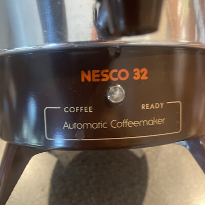 Vintage Nesco 32 Cup Automatic Coffee Maker Aluminum Electric Percolator |  eBay