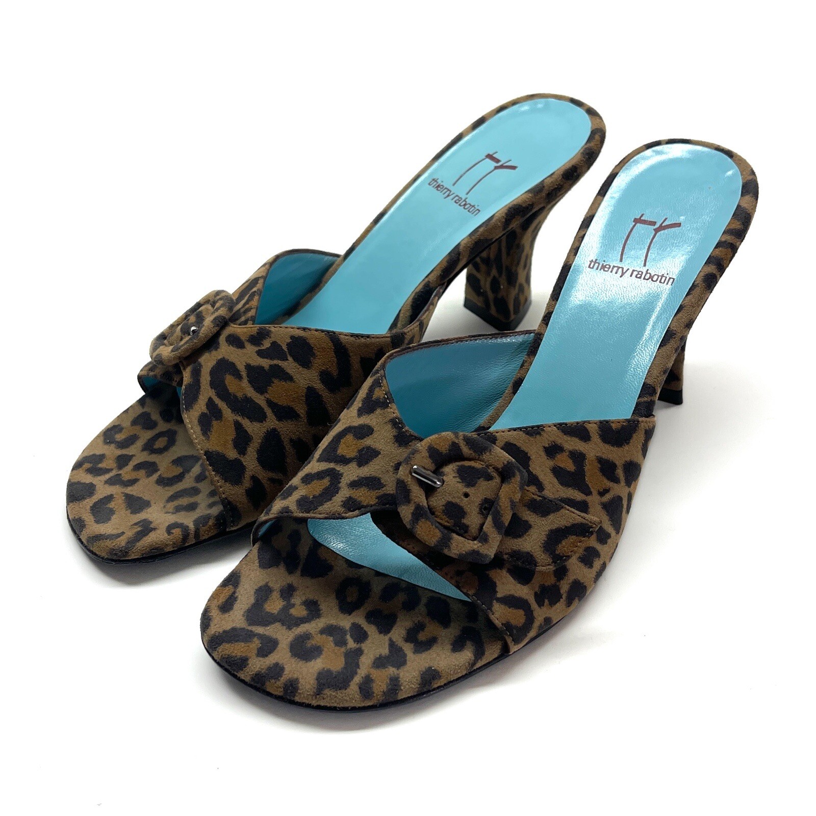 THIERRY RABOTIN Leopard Pattern Slip On Pump Heel… - image 2