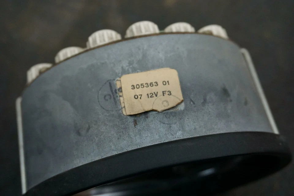 Dash Dashboard Warning Light Oval Gauge Pod Jaeger OEM Maserati Merak 1975 - Image 2 of 4