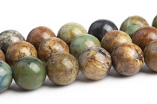 Genuine Natural Brown Chrysocolla Beads Grade B Round Loose Beads 6/8/10MM