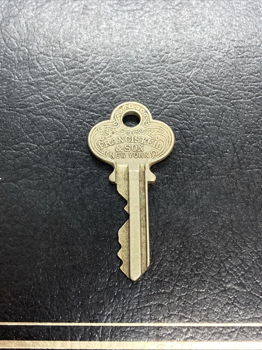 Vintage Francis Keil & Son Ornate Decorative Key New York Numbered