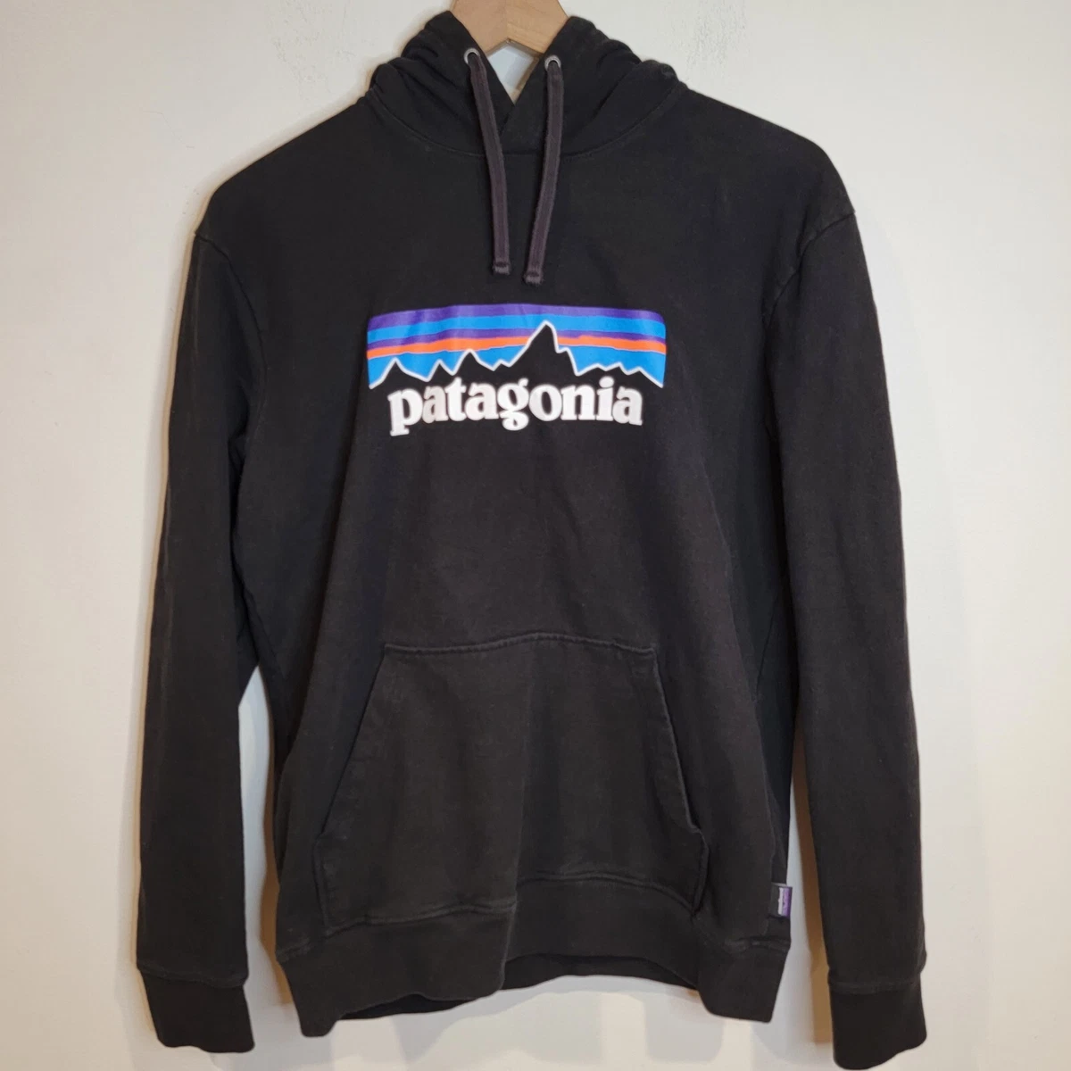 Patagonia P 6 Logo Uprisal Pullover Hoodie Men Adult Medium Black 39539