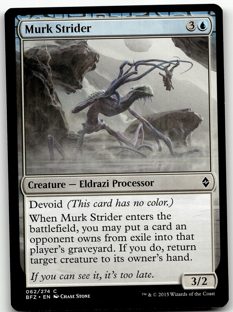 MTG Murk Strider Battle for Zendikar 062/274 Regular Common