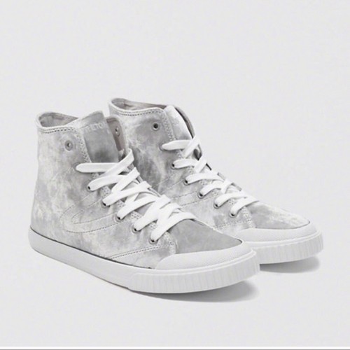 5.5 Crushed Velvet Sneakers Silver 