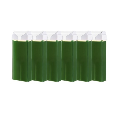 ROLL-ON Hot Wax Roller Cartridge Hair Removal Depilatory 100ml X6 Waxing Aloe
