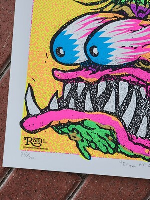 Ed Roth Vintage Ads Theme Silkscreen Print 16x20 By Rat Fink