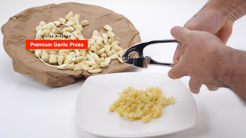 Zulay Kitchen Garlic Press Set - Video 1 of 1