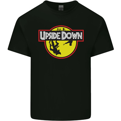  T-Shirt Upside Down SCI-FI TV-Programm Herren Baumwolle Top