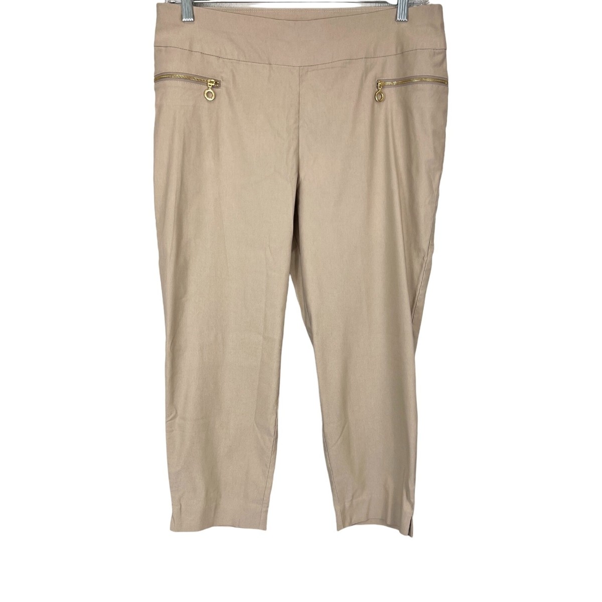 Susan Graver Petite Ultra Stretch Pull-on Ankle Pants w/ Zip