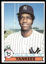 1979 Topps #582 Paul Blair New York Yankees Baseball Card