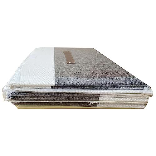 Large Cube Storage Unit Boxes Collapsible Bin With Lid Linen Fabric Wardrobe Org - Picture 12 of 12