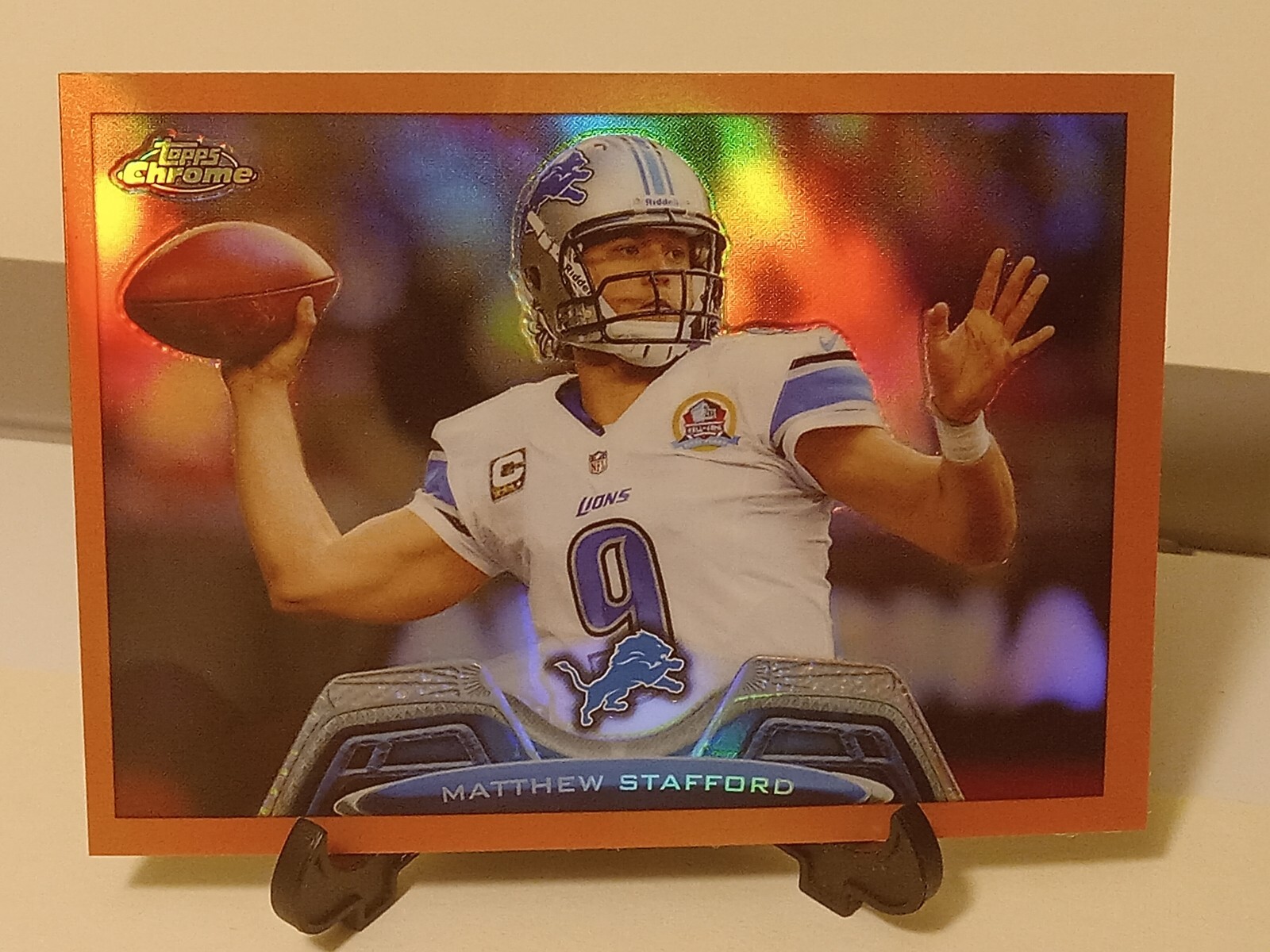 2013 Topps Chrome -  Orange Refractor #140 Matthew Stafford