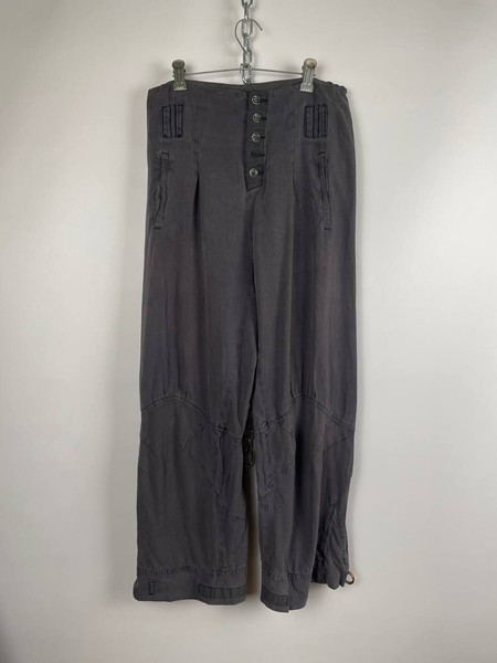 Marithe Francois Girbaud avant garde rare parachute pants silk size US 26 Italy