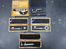 Posten (5x) Bügelmessschraube Zahnweitenmessschraube Innenmikrometer