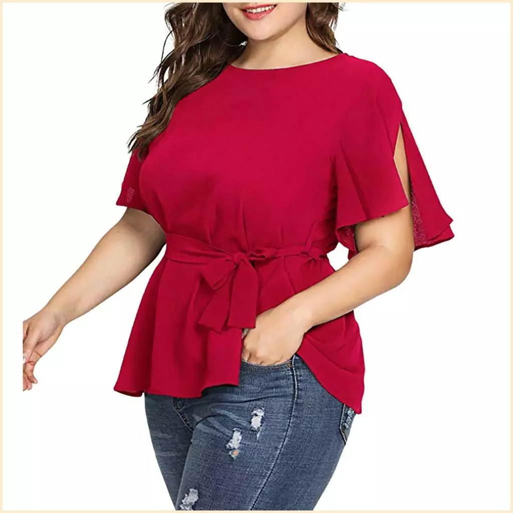 Blusas De Mujer CAmisas Moda BlUsa Elegante Casual Manga Corta Nueva Camisa  Tops