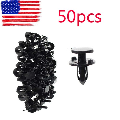 50pcs Bumper Splash Shield Push Clips Retainers 9004468320 For Nissan