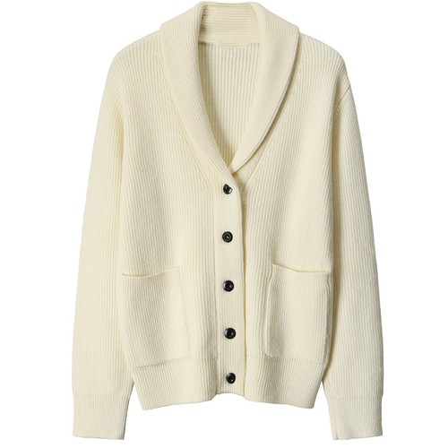 Heiße Herren einfache Strickjacke Knopfleiste V-Ausschnitt Strick klassisch lässig Pullover Mantel - Bild 6 von 15