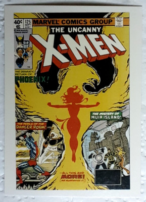 1990 The Uncanny X-Men Cover Serie 1 Karte 34 THE X-MEN AUSGABE 125 - SEPTEMBER 1979