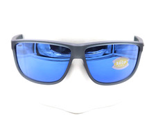New Costa Del Mar RINCONDO Matte Smoke Crystal Blue Sunglasses 06S9010 90100561