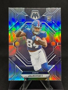 Jalin Hyatt 2023 Panini Mosaic Silver Prizm #329 New York Giants Rookie RC
