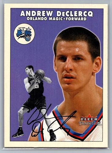 2000-01 Fleer Tradition Andrew DeClercq #201 Orlando Magic - Picture 1 of 2